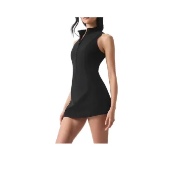 Alo Yoga ALOSOFT CAREFREE 1/2 ZIP DRESSALOSOFT Sleeveless Dress Women's
