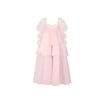 Selkie Collection Short Sleeved Dress Women's Soft Pink