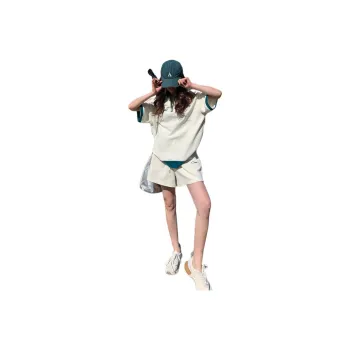 NANING9 Casual Suit Women's Cream White