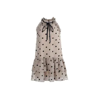 JOSR Sleeveless Dress Women's Polka Dot