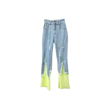 CHAU·RISING Chaurising Our Utopia Series Jeans Women's Light Blue