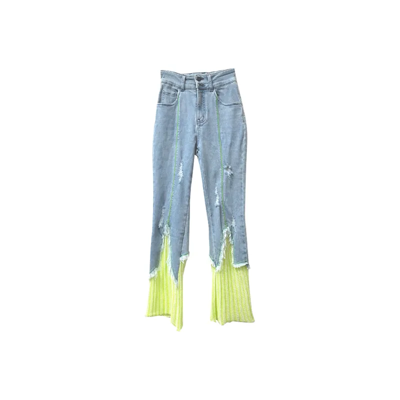 CHAU·RISING Chaurising Our Utopia Series Jeans Women's Light Blue-0