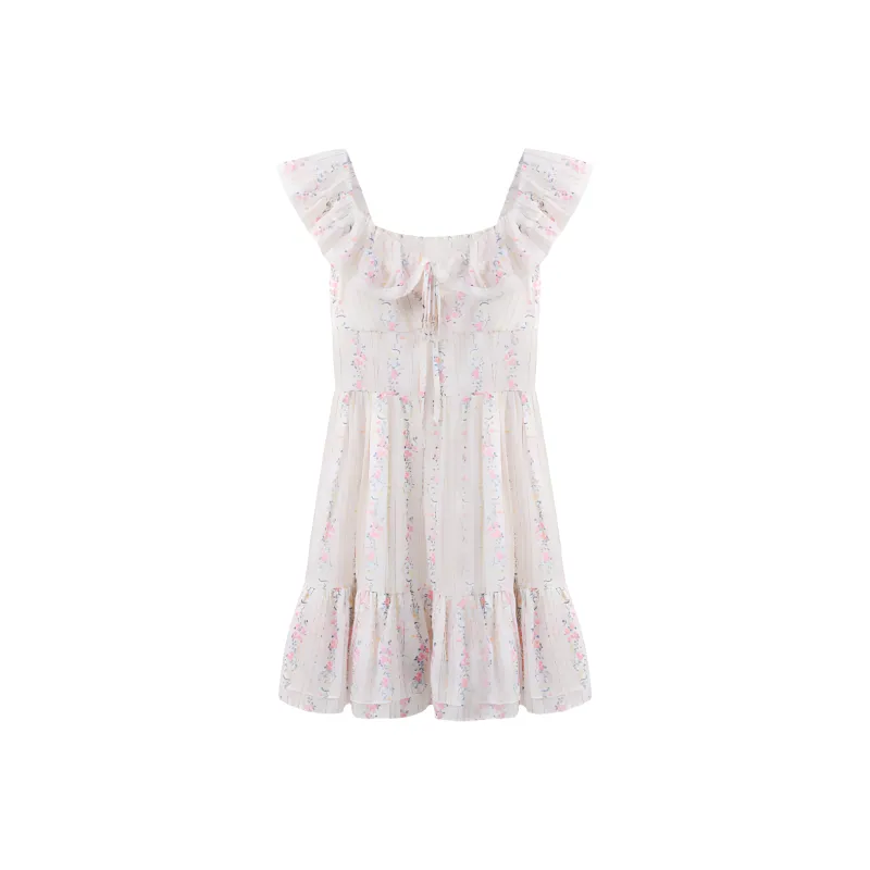 BEAUTIFUL CONFESSION Short Sleeved Dress Women's Multicolor-0