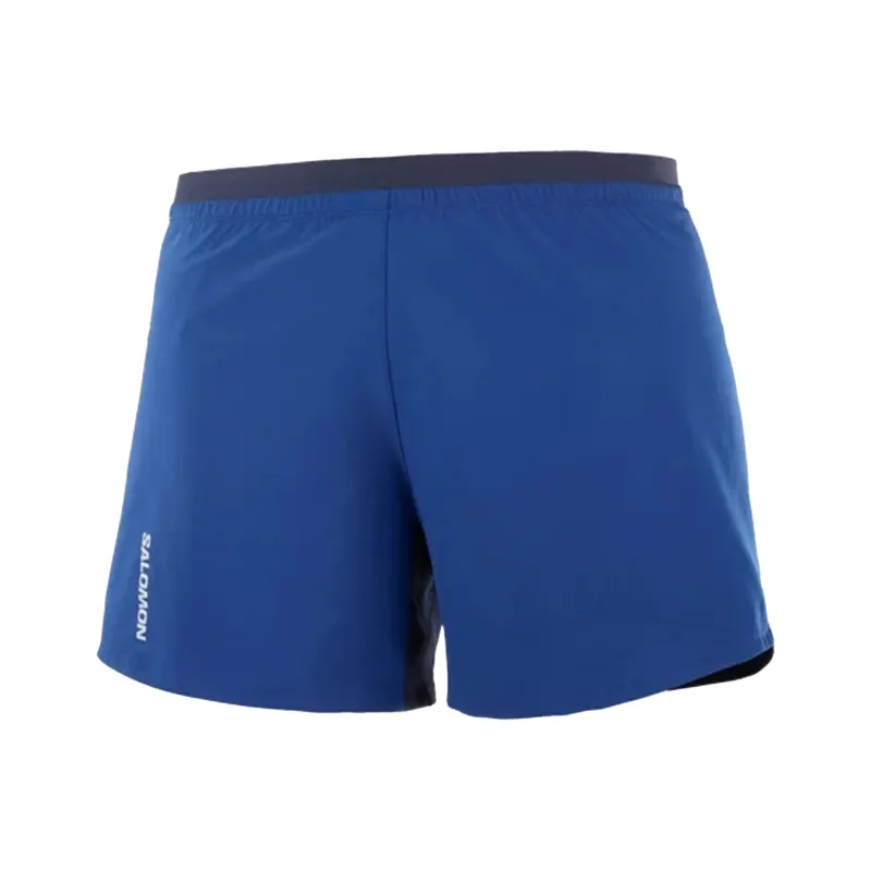 SALOMON CROSS 5' Casual Shorts Women's Marine Blue-0