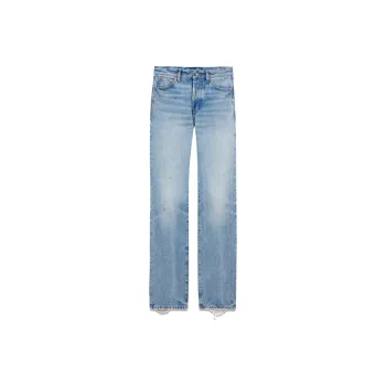 SAINT LAURENT FW24 Jeans Women's Light Blue