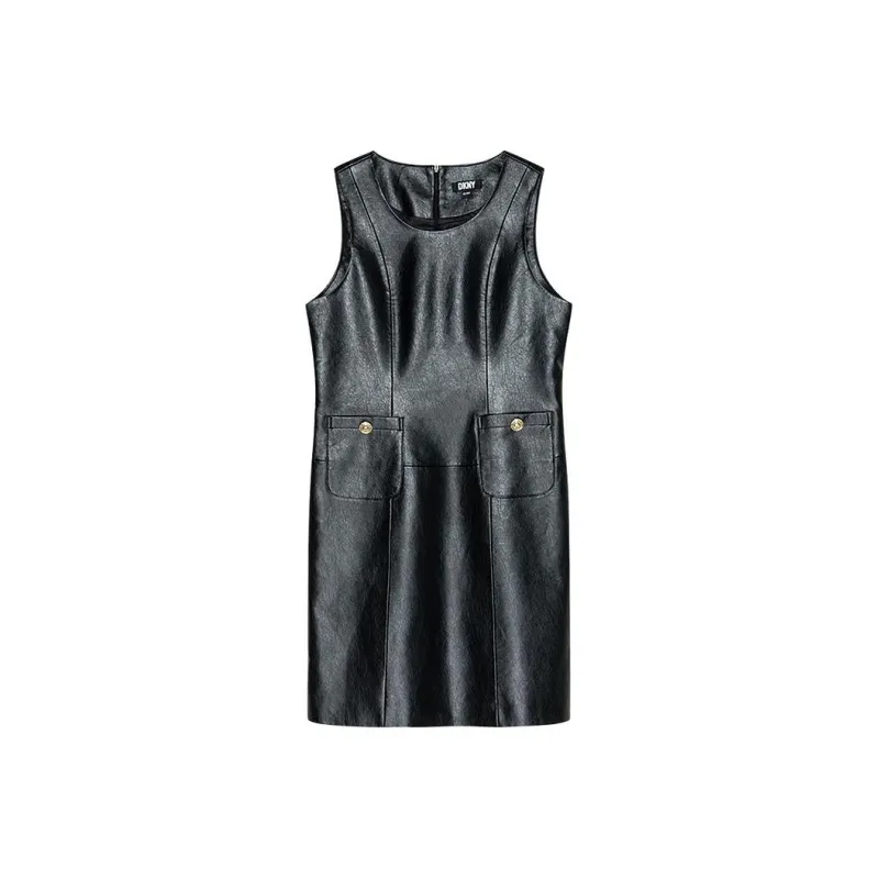 DKNY Sleeveless Dress Women's Black-0