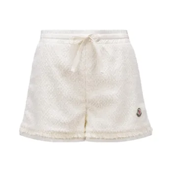 Moncler Logo patch Tweed Shorts