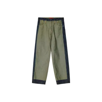 ECKHAUS LATTA Wide leg Two tone Jeans