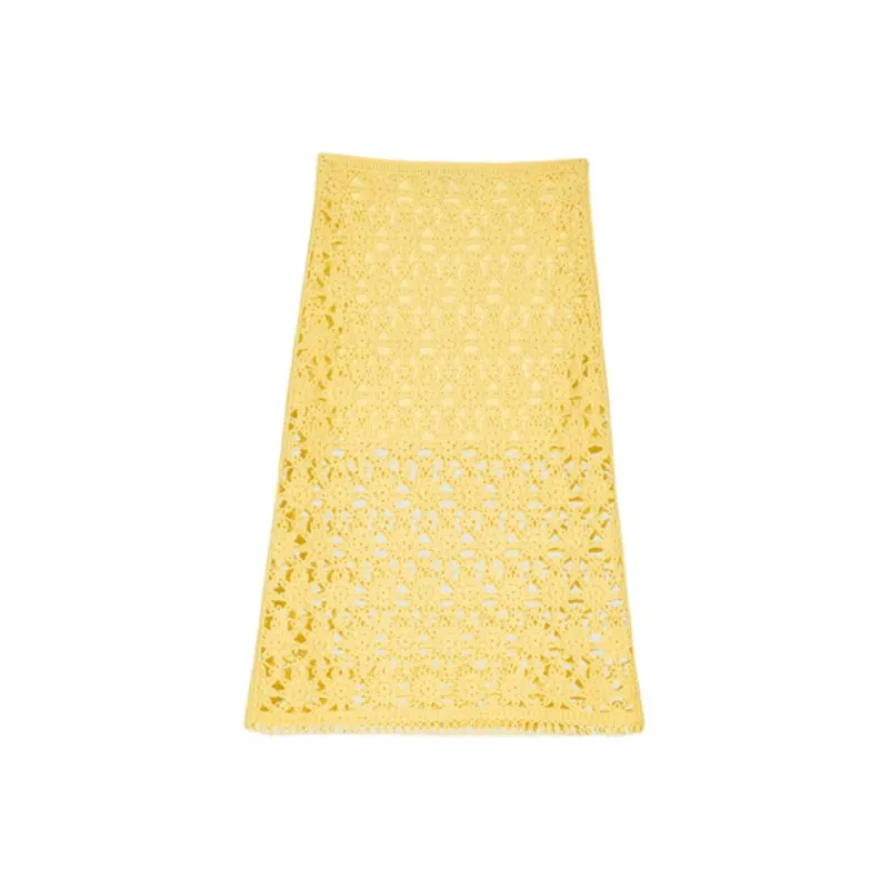 Maje Sun patterned Midi Skirt-0
