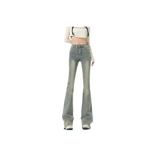 HELEH Jeans Women's Yellow Mud