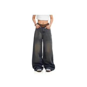 TH FABRICATE Jeans Women's Washable Vintage Blue