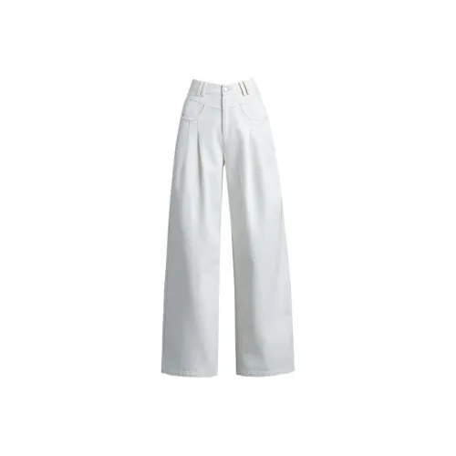 You Cow Me Pants Jeans Women's Ecru