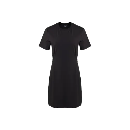 URBAN REVIVO Long Sleeved Dresses Women's Black
