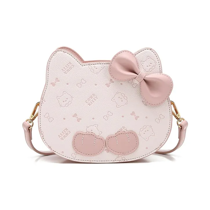 CHAOFANJI PU Shoulder Bag, Handbag, Crossbody Bag Regular Women's Cherry Blossom Pink-0