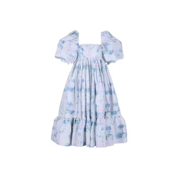Selkie Short-Sleeved Dresses Women's Blue