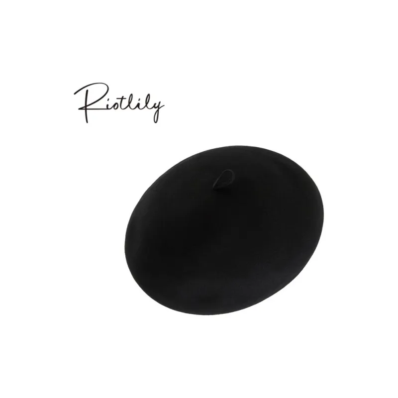 RiotLILY Sheep Wool Berets Women's-3