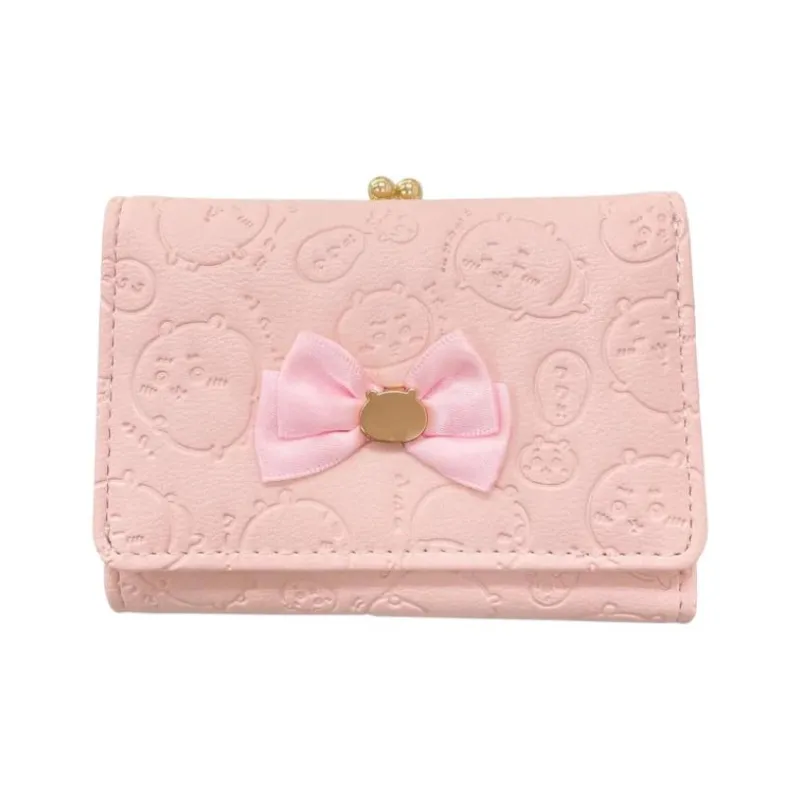 Chiikawa Synthetic Leather Wallet Women's Pink-0