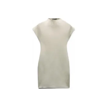 ZARA Short-Sleeved Dresses Women's Yellow