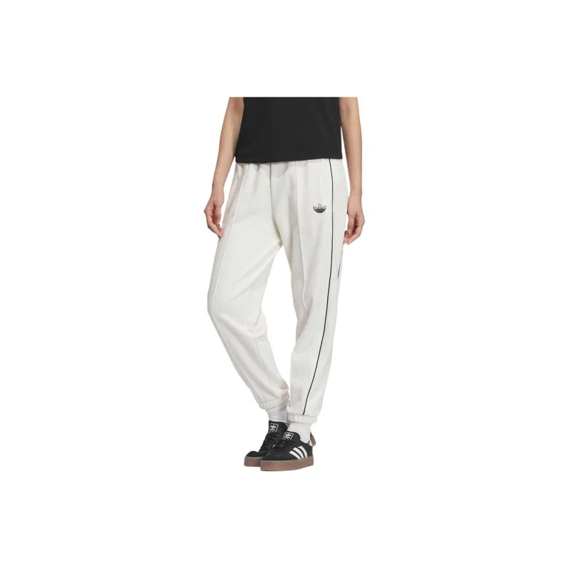Adidas Originals Knitted Sweatpants Women's Pink White-0