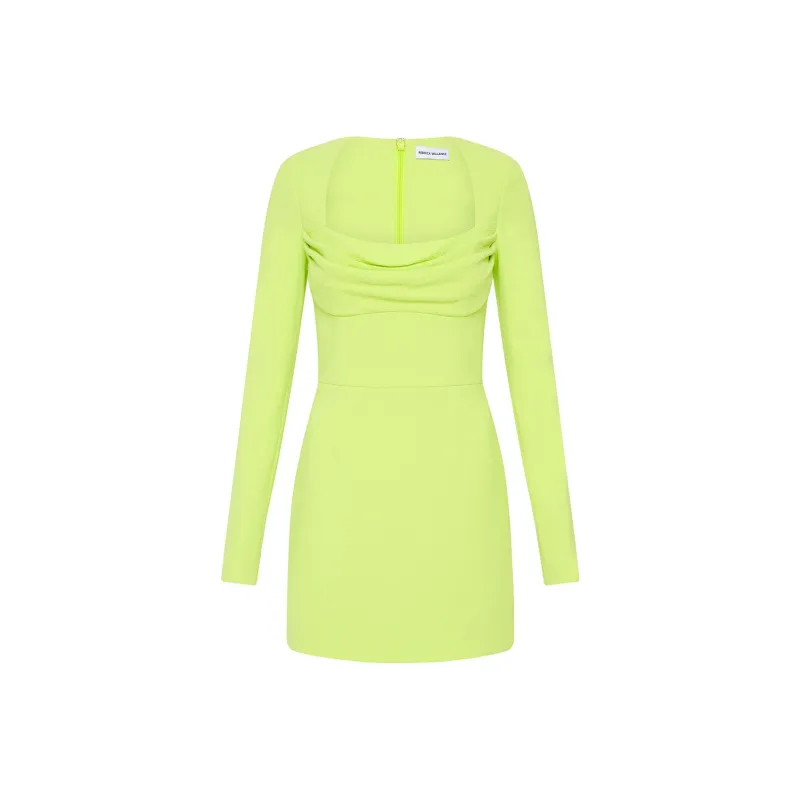 Rebecca Vallance Aria Draped detail Mini Dress-0