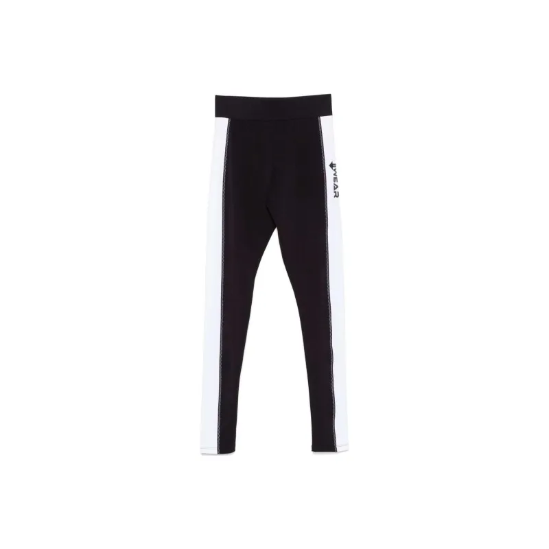 MOSCHINO Rubberised logo Leggings-0