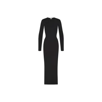 Skims Long-Sleeved Dresses Women's Black