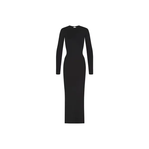 Skims Long-Sleeved Dresses Women's Black