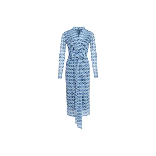 BESIONIA SS23 Long Sleeved Dresses Women's Blue