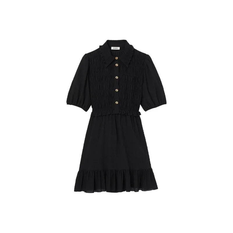 Sandro Short-sleeve Shirt Dress-0