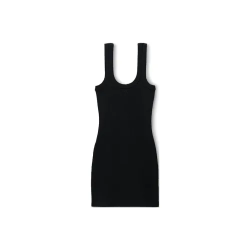 Alexander Wang Logo Embossed Mini Tank Dress