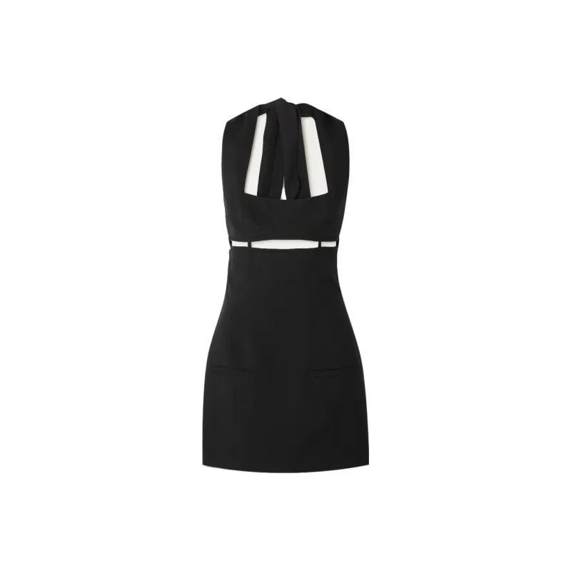 Jacquemus Sleeveless Dresses Women's Black-0