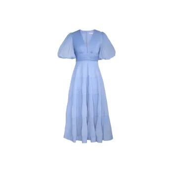 Zimmermann Pleated Midi Dress