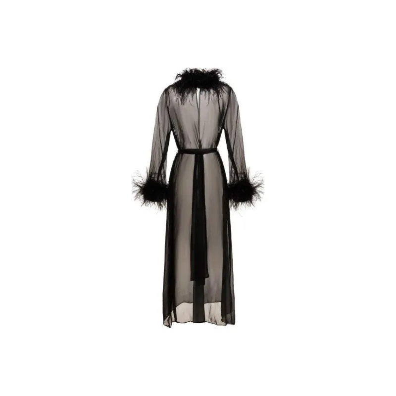 Oséree Long Sleeved Dresses Women's Black-0