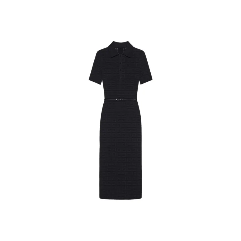 GIVENCHY FW24 Short Sleeved Dress Women's Black-0