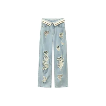 CHUU Jeans Women's Light Denim Blue