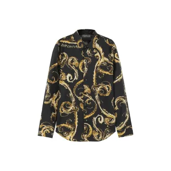 VERSACE JEANS COUTURE Watercolor Couture print Shirt