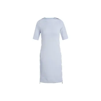 EMPORIO ARMANI Short Sleeved Dress Women's Light Gray Blue