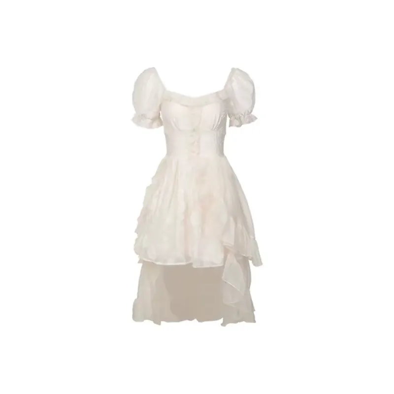 PAIN OR PLEASURE Short Sleeved Dress Women's Image Color-0