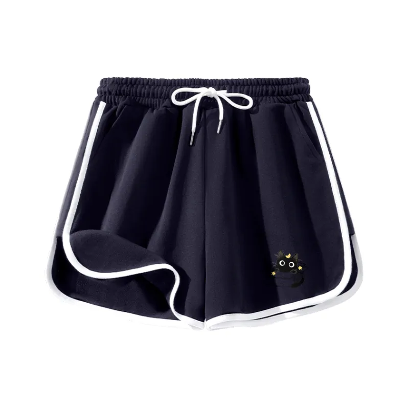 Cotton Casual Shorts Women's-0