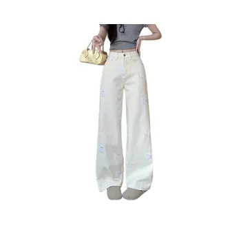 NHZN Jeans Women's Beige Apricot