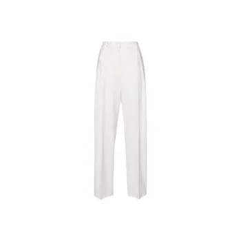 MSGM Pleated Tailored Wool Trousers