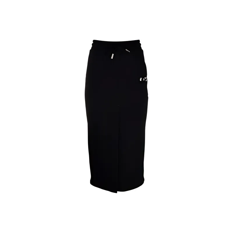 OFF-WHITE FW21 Casual Long Skirts Women's Black-0