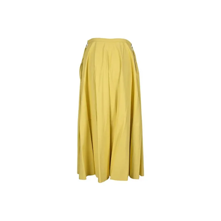 MM6 Maison Margiela Casual Long Skirts Women's Yellow-0