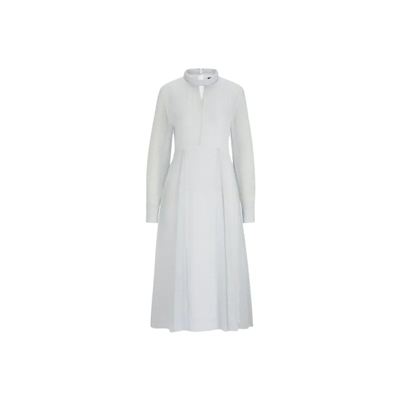 HUGO BOSS Long-Sleeved Dresses Women's Blue-0