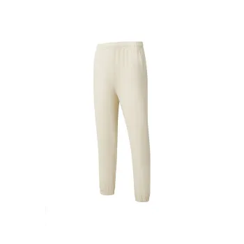 QIAODAN Knitted Sweatpants Women's Cream White