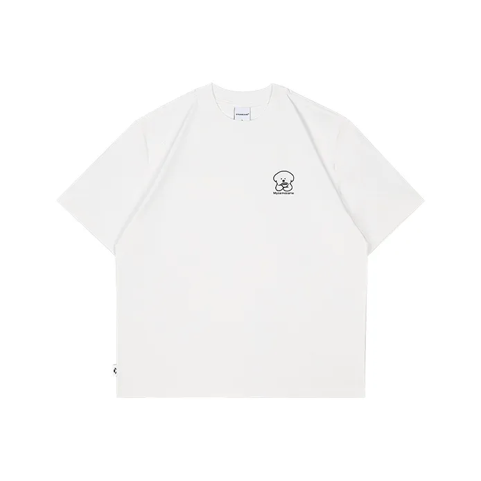 MYSAMESAME T Shirts Unisex White-3