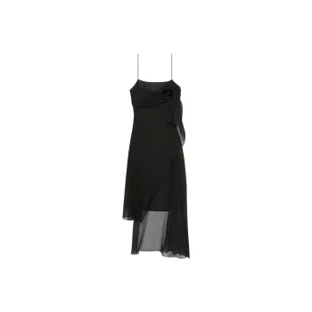 GIVENCHY SS24 Slip Dress Women's Black