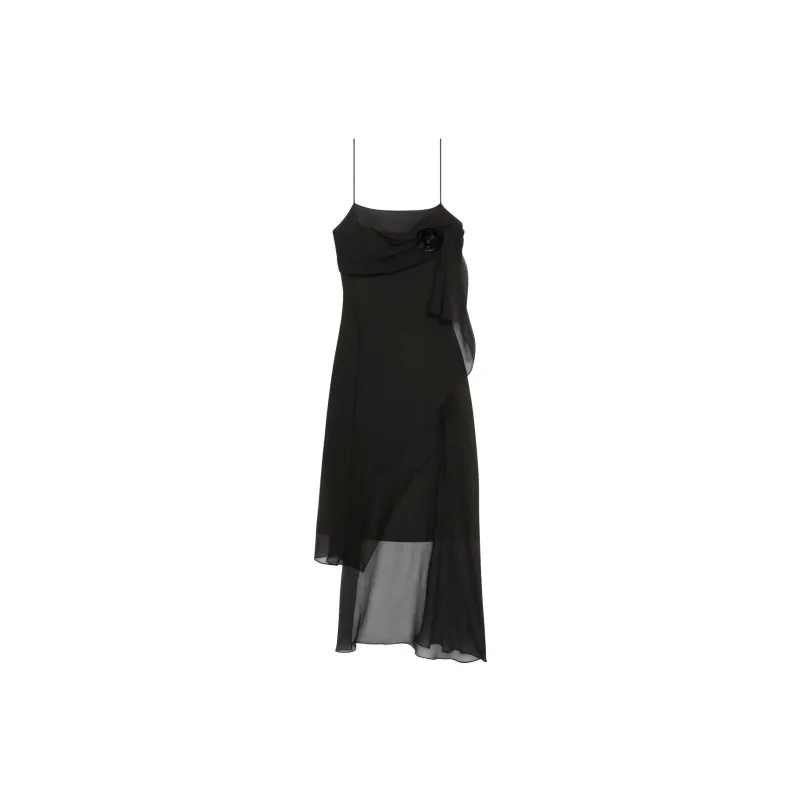 GIVENCHY SS24 Slip Dress Women's Black-0