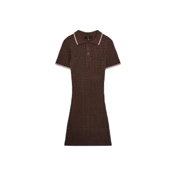 ZARA Short Sleeved Dress Women's Brown