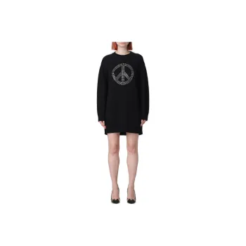 MOSCHINO Peace Symbol Short Oversized Dress